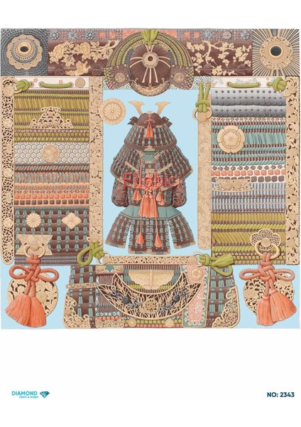 Diamond Pirinç Dekopaj Kağıdı - 2343