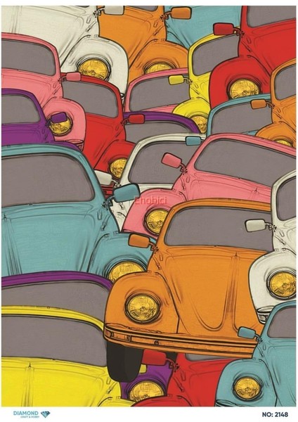 Diamond Pirinç Dekopaj Kağıdı - 2148