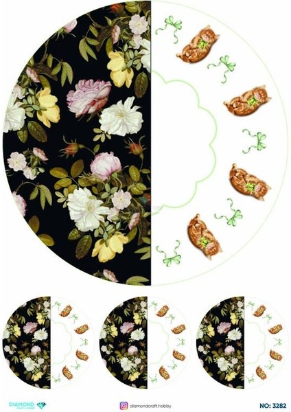 Diamond Pirinç Dekopaj Kağıdı - 3282