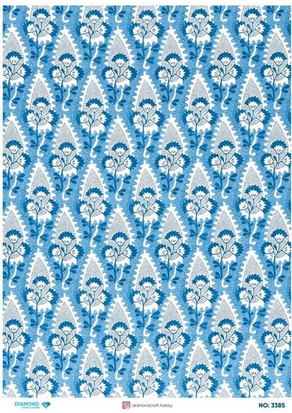 Diamond Pirinç Dekopaj Kağıdı - 3385