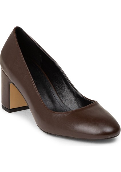 Kadın Kahverengi Günlük Topuklu Ayakkabı - K7200ZKHVM01 indirimleri