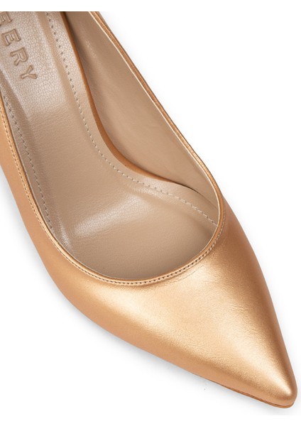 Kadın Bronz Stiletto Topuklu Ayakkabı - P4539ZBKRM01 fırsatları
