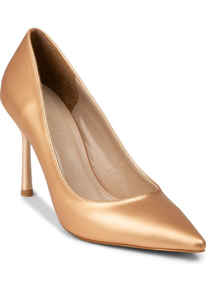Kadın Bronz Stiletto Topuklu Ayakkabı - P4539ZBKRM01 indirimleri