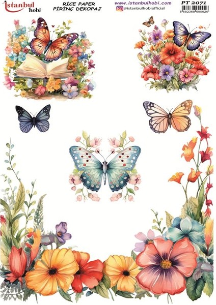 Pirinç Dekopaj Kağıdı 30X42CM PT-2071