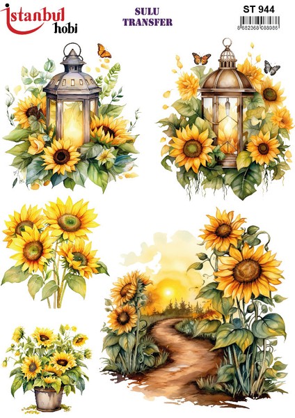 Sulu Transfer Kağıdı 25X35CM ST-944