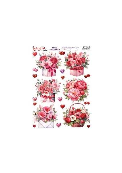 Sulu Transfer Kağıdı 25X35CM ST-1447