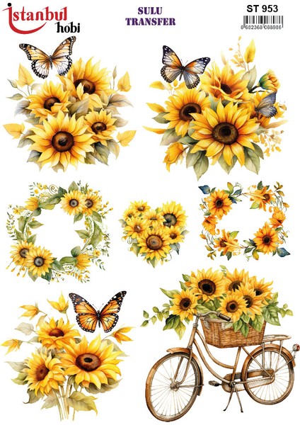 Sulu Transfer Kağıdı 25X35CM ST-953