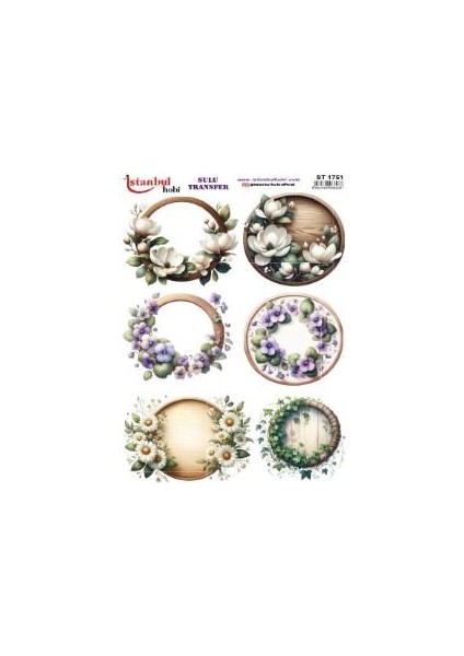 Sulu Transfer Kağıdı 25X35CM ST-1751