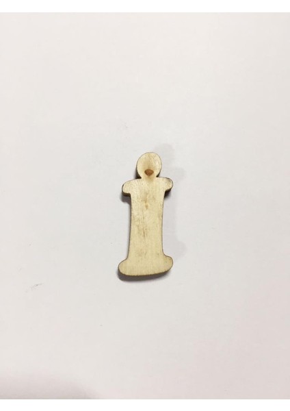 2,5cm Ahşap Harf ve Rakamlar - I