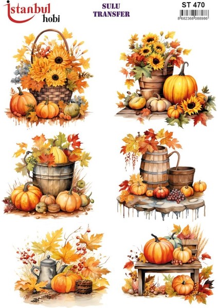 Sulu Transfer Kağıdı 25X35CM ST-470