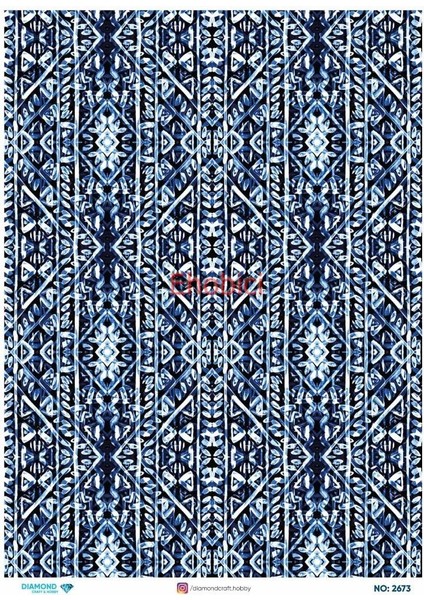 Diamond Pirinç Dekopaj Kağıdı - 2673