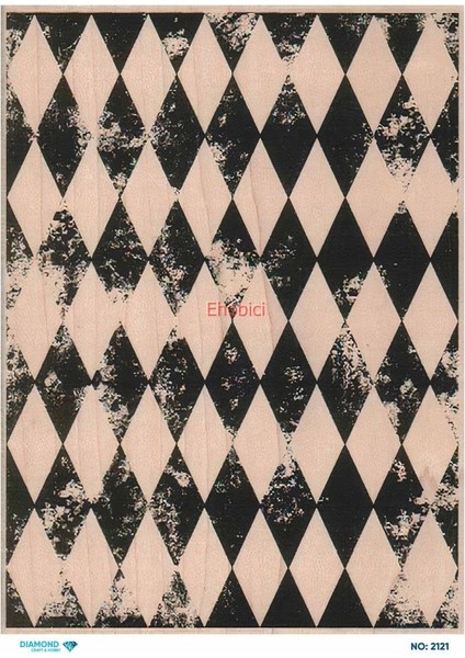 Diamond Pirinç Dekopaj Kağıdı - 2121