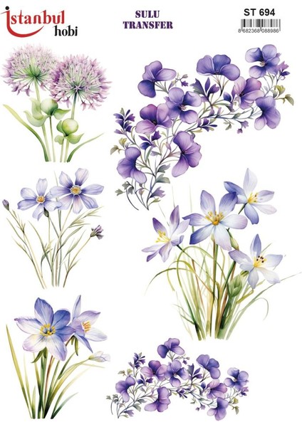 Sulu Transfer Kağıdı 25X35CM ST-694