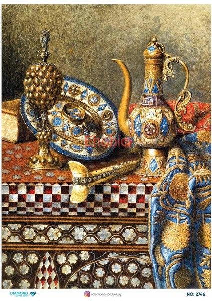 Diamond Pirinç Dekopaj Kağıdı - 2746