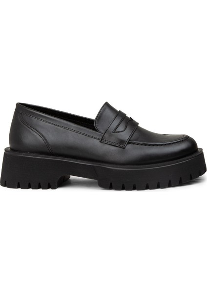 Kadın Siyah Loafer Ayakkabı - KP004ZSYHE01