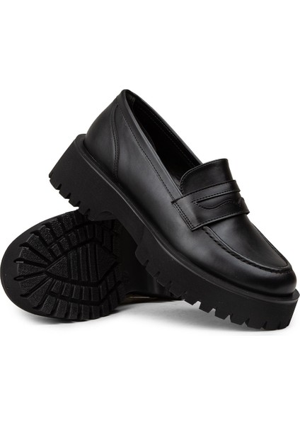 Kadın Siyah Loafer Ayakkabı - KP004ZSYHE01 modelleri