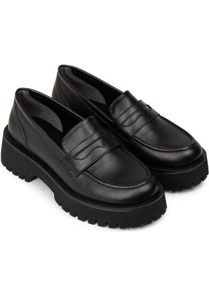 Kadın Siyah Loafer Ayakkabı - KP004ZSYHE01 fırsatları