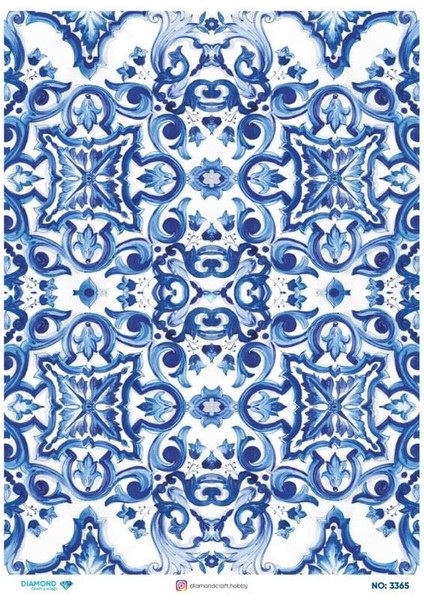 Diamond Pirinç Dekopaj Kağıdı - 3365