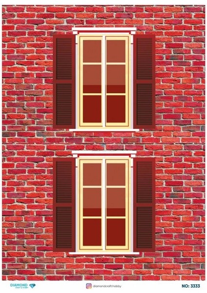 Diamond Pirinç Dekopaj Kağıdı - 3333