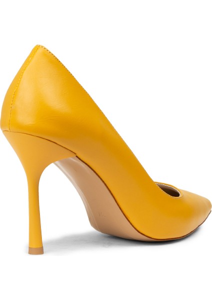 Kadın Hardal Renk Stiletto Ayakkabı - P4539ZHRDM01 fiyatları