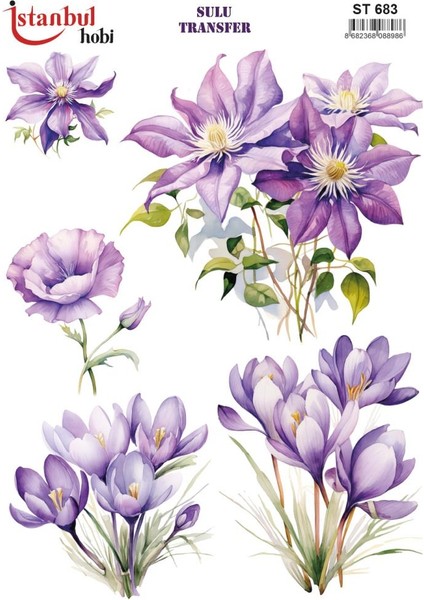 Sulu Transfer Kağıdı 25X35CM ST-683