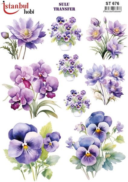 Sulu Transfer Kağıdı 25X35CM ST-676