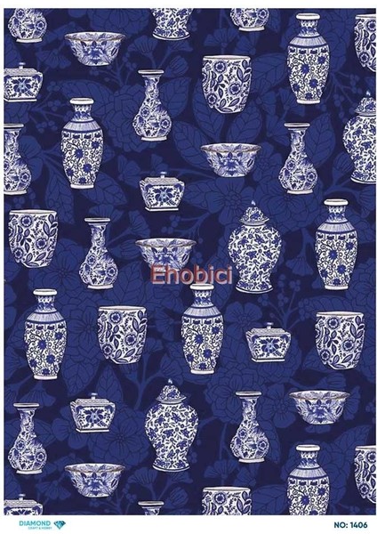 Diamond Pirinç Dekopaj Kağıdı - 1406