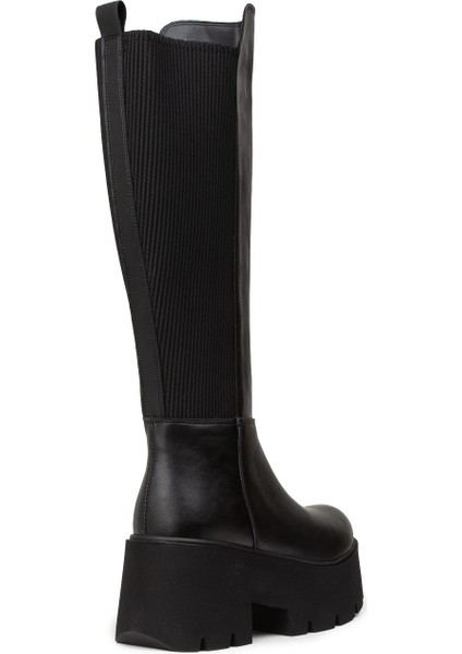 Kadın Siyah Platform Topuk Çizme - K6070ZSYHE01 fiyatları