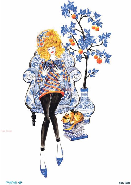 Diamond Pirinç Dekopaj Kağıdı - 1523