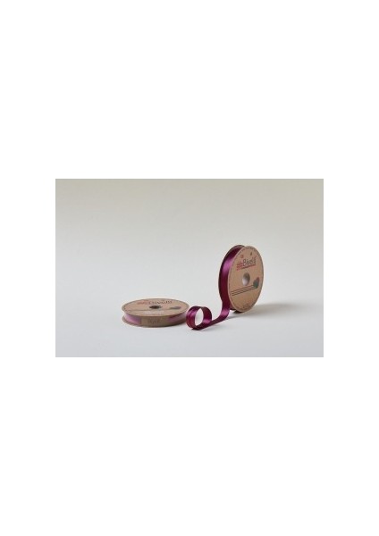 Biye Saten Katlı 075 Mürdüm 2 cm 25 Metre Polyester