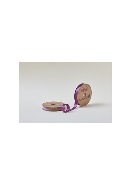 Biye Saten Katlı 083 Mürdüm 2 cm 25 Metre Polyester