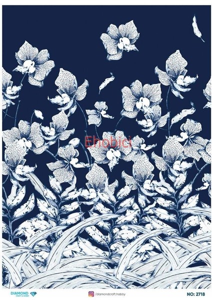 Diamond Pirinç Dekopaj Kağıdı - 2718