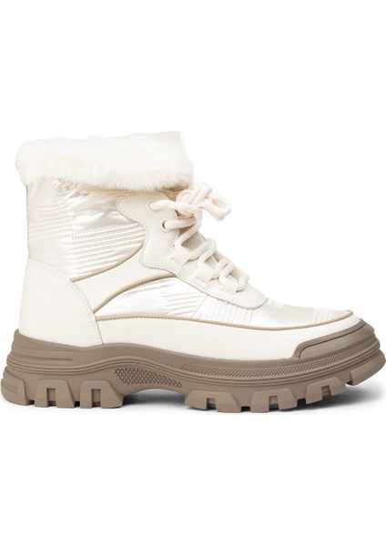 Kadın Beyaz Kürk Bot - E8073ZBYZC01
