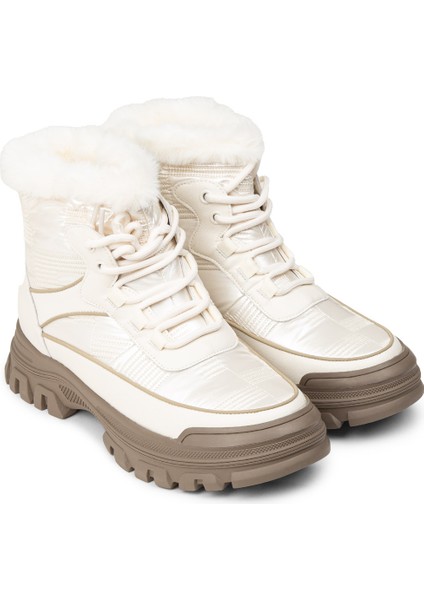 Kadın Beyaz Kürk Bot - E8073ZBYZC01 fırsatları