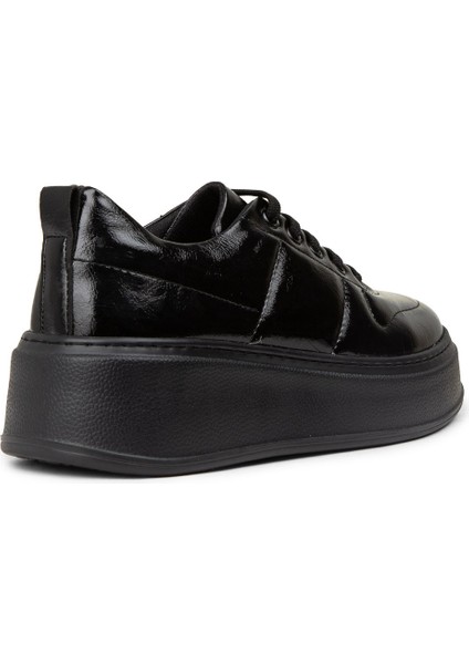 Kadın Vintage Rugan Siyah Sneaker Ayakkabı - CE483ZSYHC01 modelleri