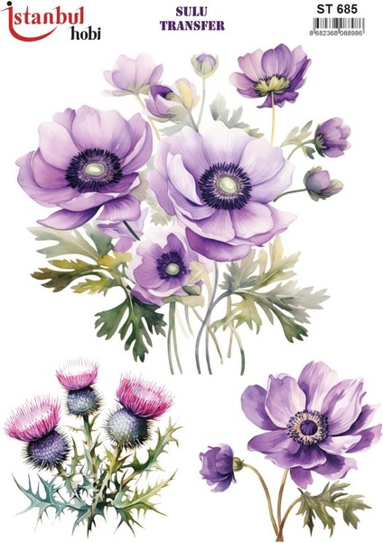 Sulu Transfer Kağıdı 25X35CM ST-685