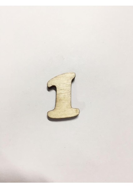2,5cm Ahşap Harf ve Rakamlar - 1