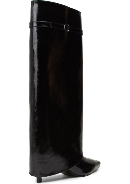 Kadın Rugan Siyah Çizme - K1416ZSYHM01 fiyatları