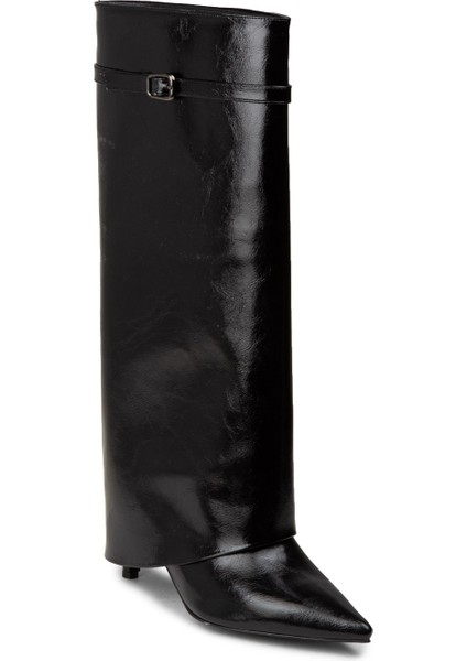 Kadın Rugan Siyah Çizme - K1416ZSYHM01 indirimleri