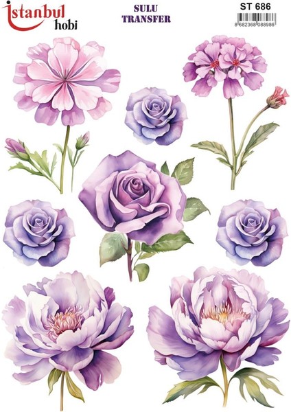 Sulu Transfer Kağıdı 25X35CM ST-686