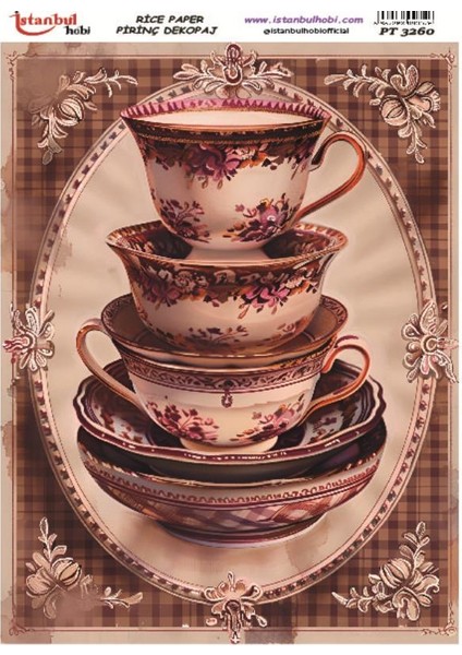 Pirinç Dekopaj Kağıdı 30X42CM PT-3260