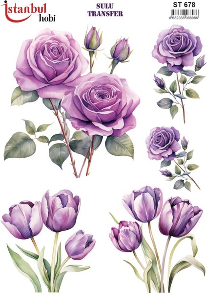 Sulu Transfer Kağıdı 25X35CM ST-678