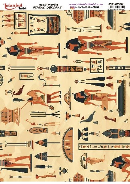 Pirinç Dekopaj Kağıdı 30X42CM PT-2718