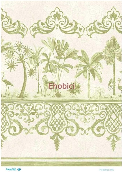 Diamond Pirinç Dekopaj Kağıdı - 586