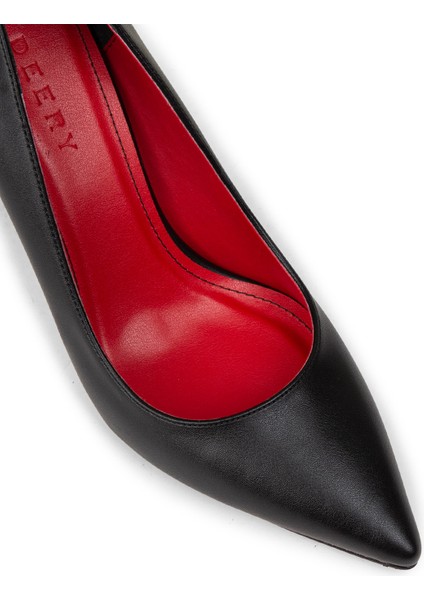 Kadın Siyah Stiletto Topuklu Ayakkabı - P4539ZSYHM05 fırsatları