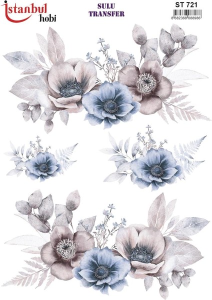 Sulu Transfer Kağıdı 25X35CM ST-721
