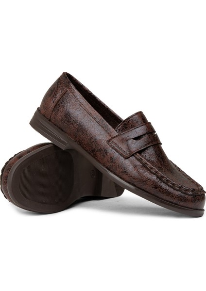 Kadın Kahverengi Loafer Ayakkabı - K0010ZKHVC01 modelleri