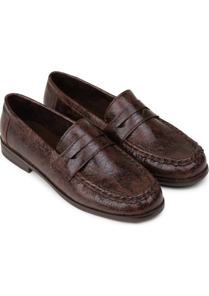 Kadın Kahverengi Loafer Ayakkabı - K0010ZKHVC01 fırsatları
