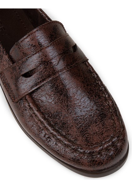 Kadın Kahverengi Loafer Ayakkabı - K0010ZKHVC01 indirimleri