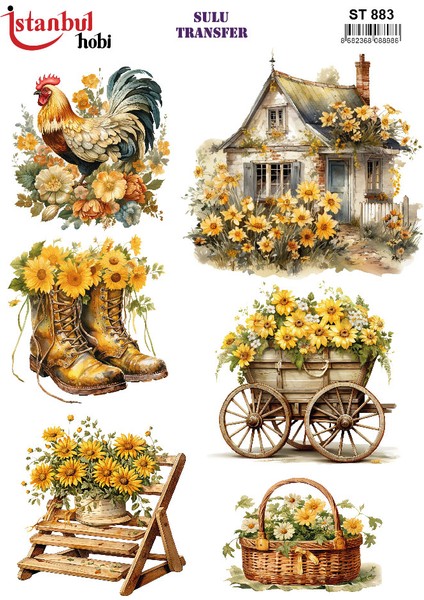 Sulu Transfer Kağıdı 25X35CM ST-883